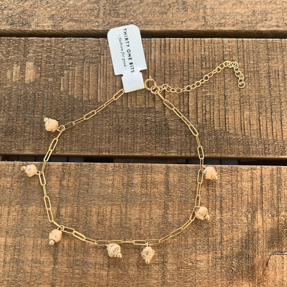 NWT Eloïse Bracelet Cream/Gold